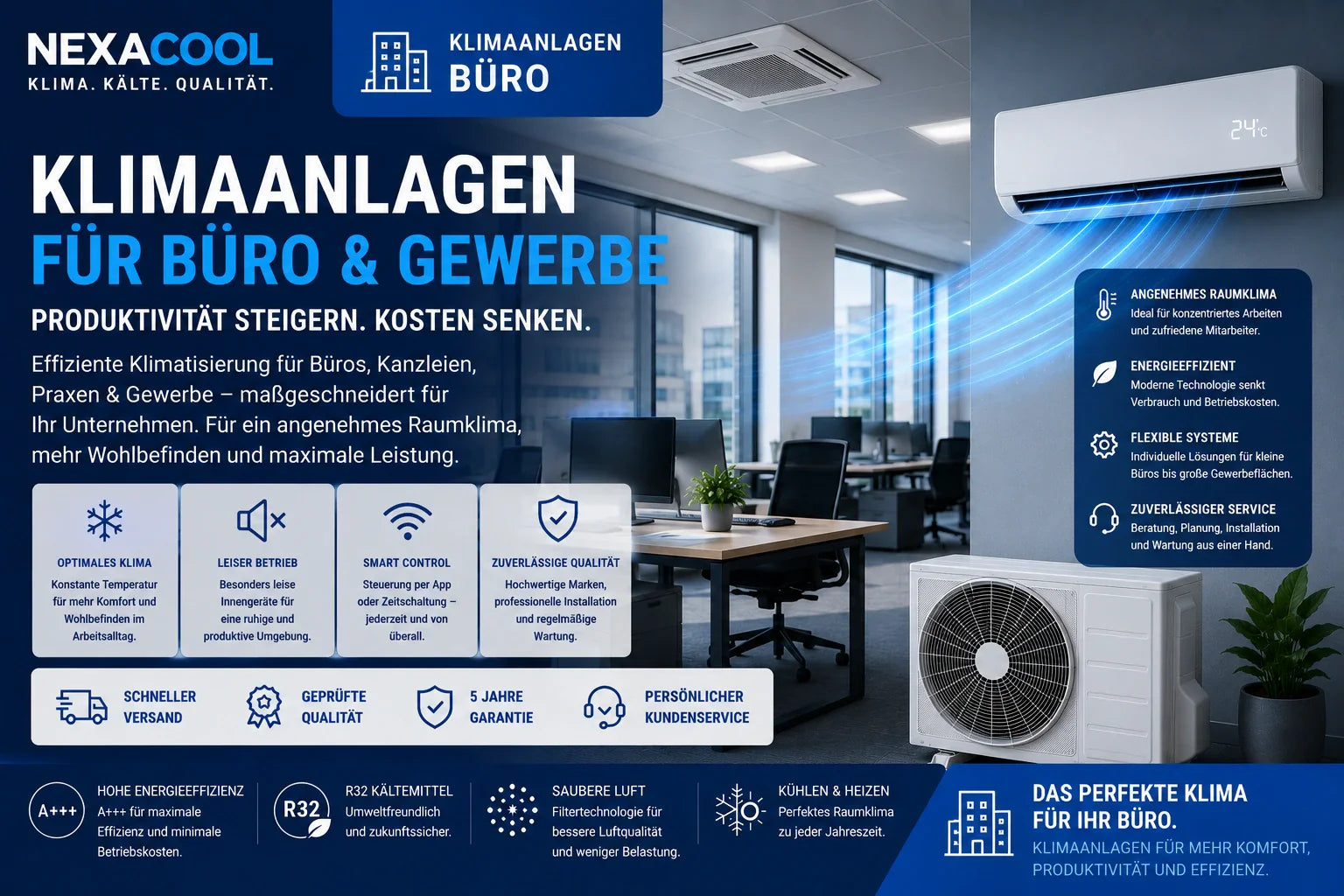 Klimaanlage Büro