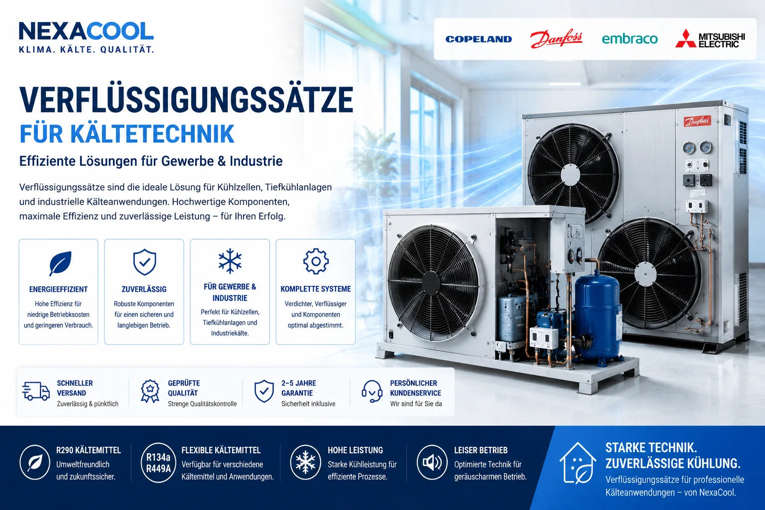 Verdampfer für Kältetechnik