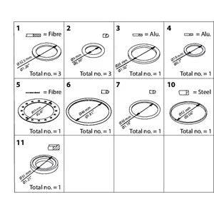 Danfoss Reparatursatz f. ICS 25 027H2219
