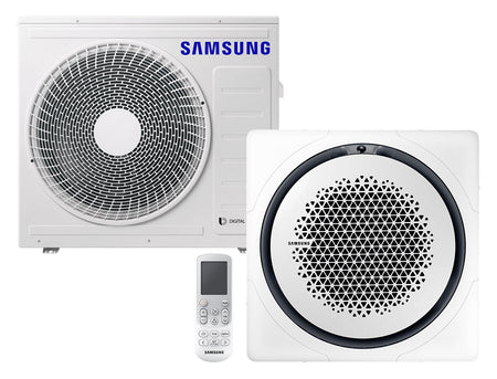 SAMSUNG BAC Deckenkassette Set Kühlen 7.1 kW | Heizen 8.0 kW AC071RN4PK IR eckig