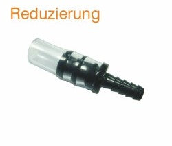 Sauermann Reduktion 10 mm mit Schlauch auf 6 mm, einzeln