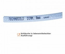 Technocold Kondensatschlauch PVC verstärkt 8x14 mm ID, 50 m Rolle
