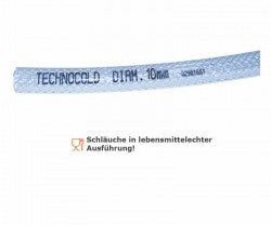Technocold Kondensatschlauch PVC verstärkt 10x16 mm ID, 50 m Rolle