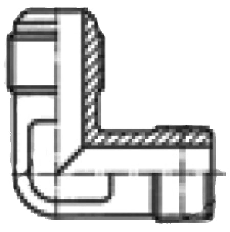 Winkelstück konisch WKS G1/2"x1/2"NPTF f.KSV/ÜSV