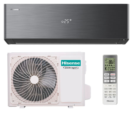 Hisense Energy Pro X schwarz Wandgerät-Set QH50BV0BG + AS50BV0EW - 5,0 kW