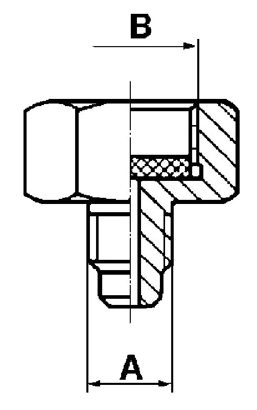 Flaschenanschluss FA R 40 7/16"UNF
