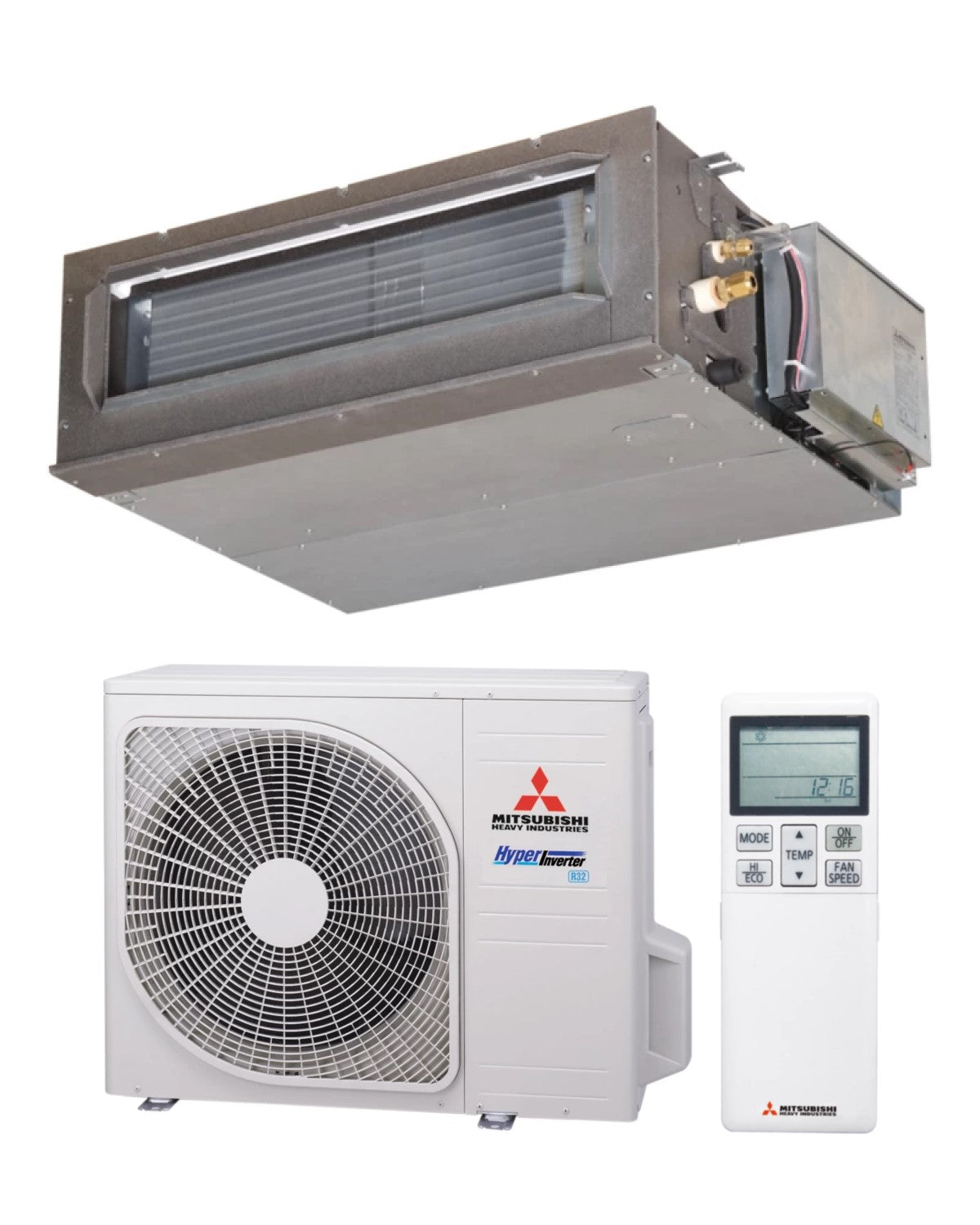 Mitsubishi Heavy FDUM60VH + SRC60ZSX-W3 – Kanalgerät-Set 5,6 kW R32 – Split-Klimaanlage