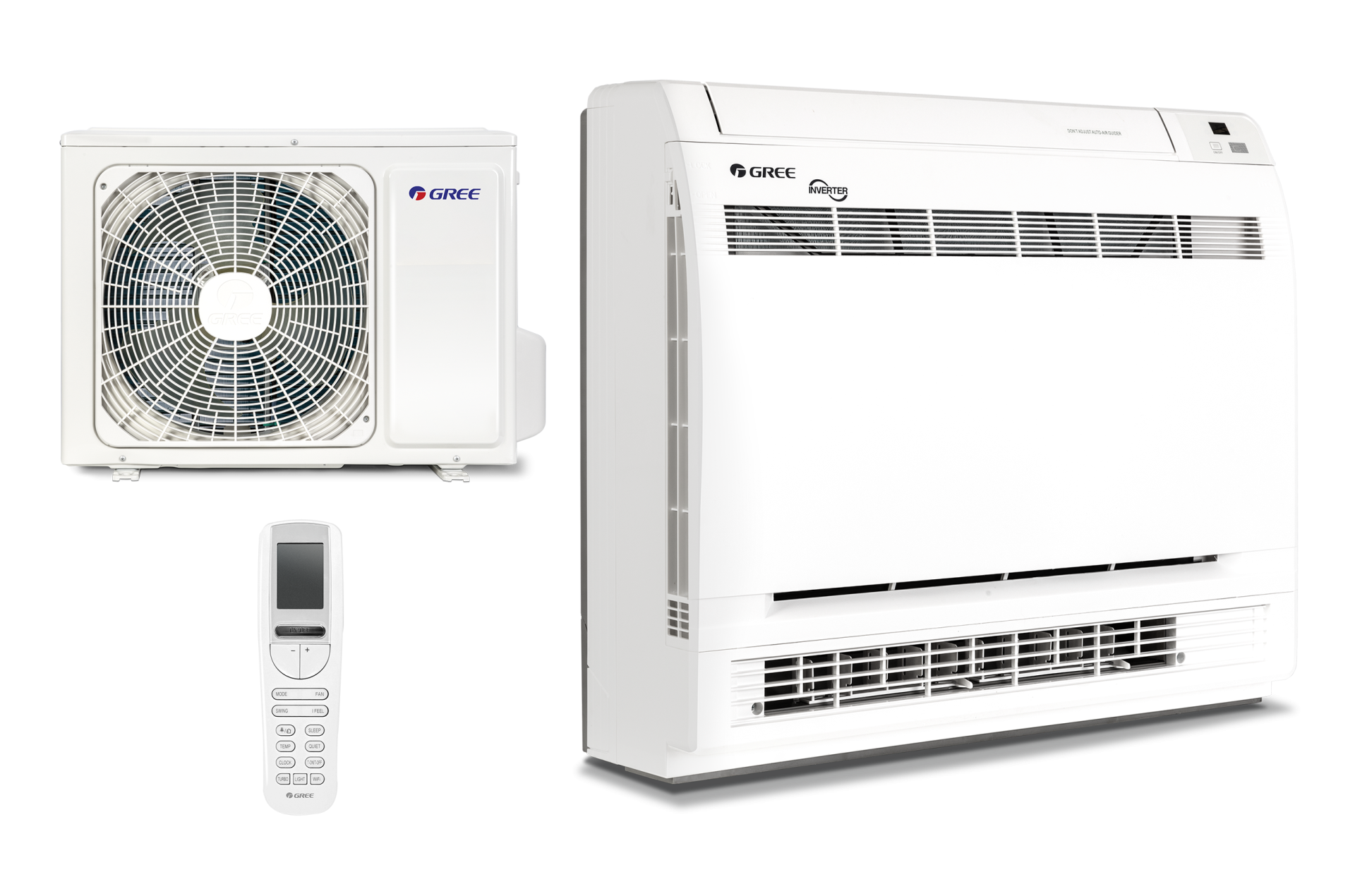 GREE GEH-12-K6 | Konsolklimageräte Set | 3,5 kW