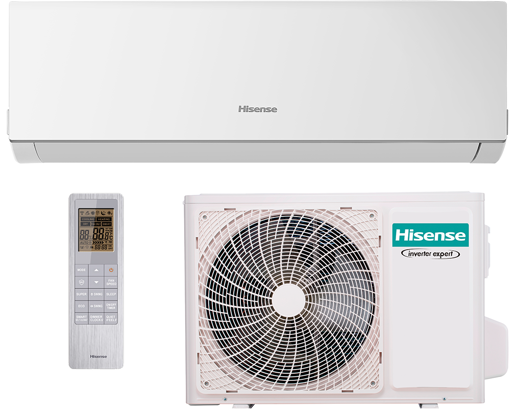 Hisense DJ35XE0EG + DJ35XE0EW Wandgeräte-Set R290 3,5 kW