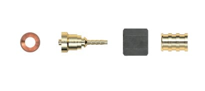 Gomax Press-Anschluss m.Öffner 7/16 UNF KBB02C Quadra DN2 gerade (Pack=10Stck)