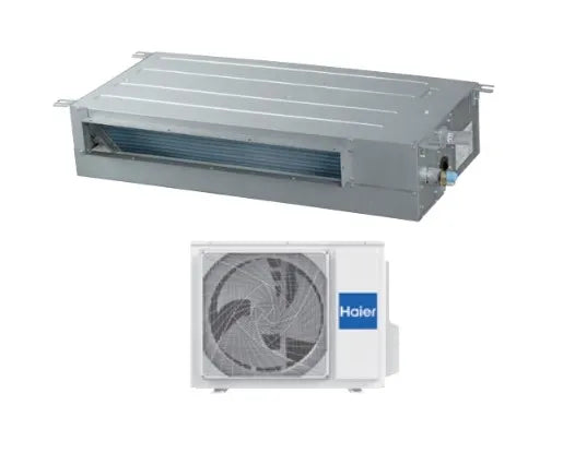HAIER KANALEINBAUGERÄT FLACHES DESIGN Set AD71S2SS1FA(H) + 1U71S2ST1FA - 6,8 kW