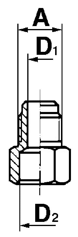 Lötstutzen LSV 5/8'' UNFx10mm
