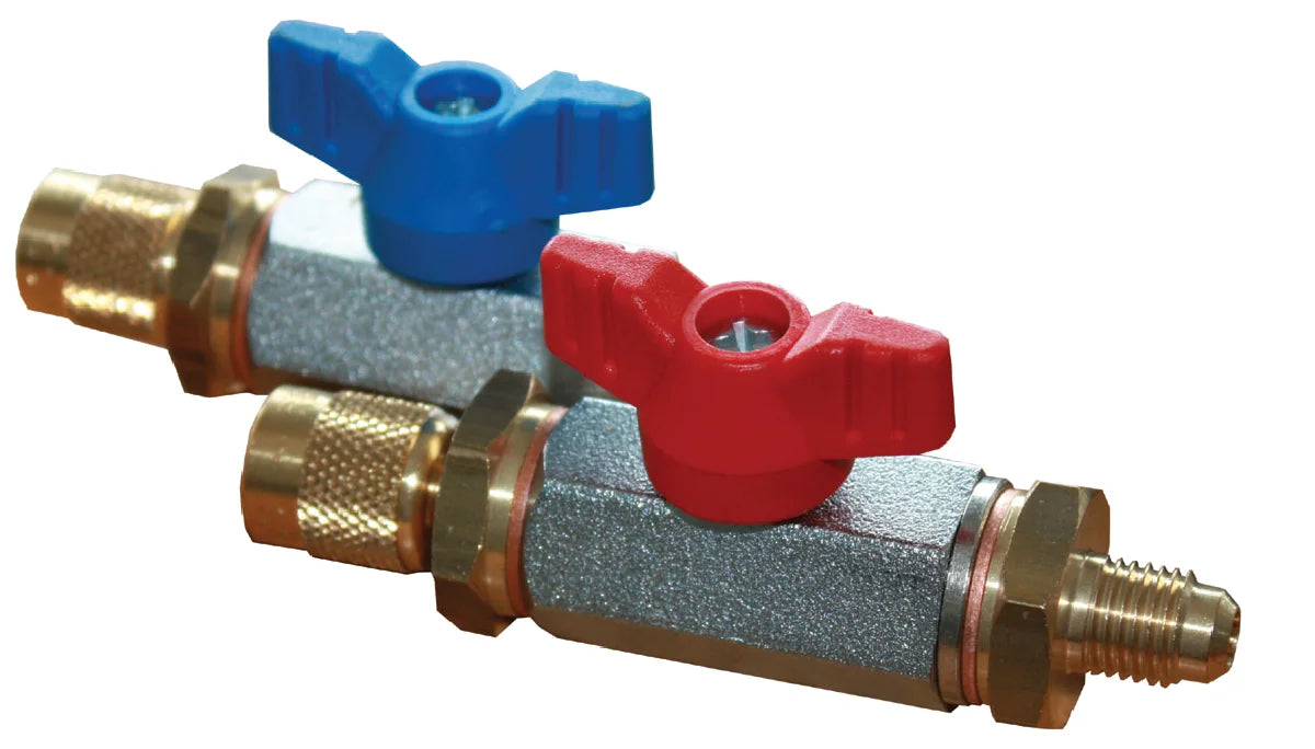 Refco Kugelventil zu Füllschläuchen CX-3/8"SAE-R rot
