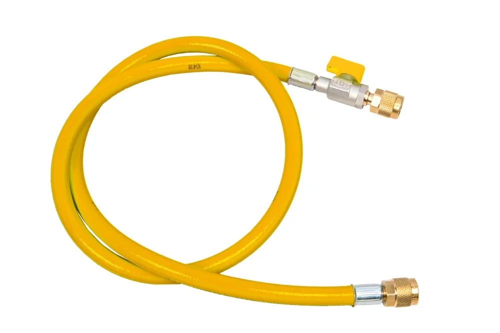 Refco Füllschlauch 60bar CA-CL-60 Y 1500mm gelb m.Kugelventil