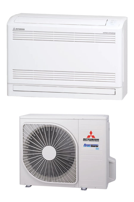 Mitsubishi Heavy SRF50ZSX-W + SRC50ZSX-W3 – Truhengerät-Set 5,0 kW R32 – Split-Klimaanlage