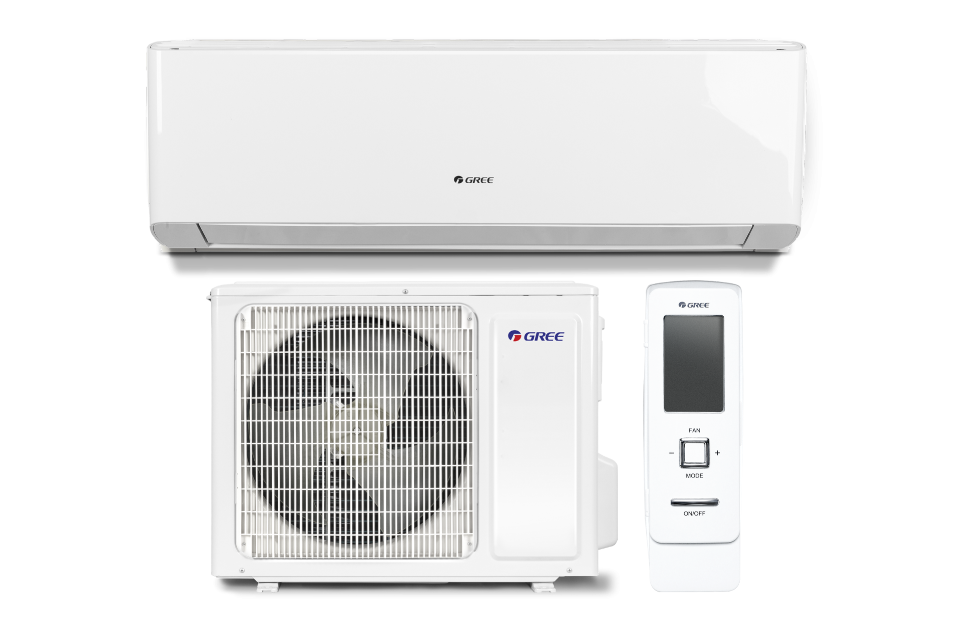 GREE GWH-12-YC6 | Monosplit Klimaanlagen Set mit Wandgerät | 3,5 kW