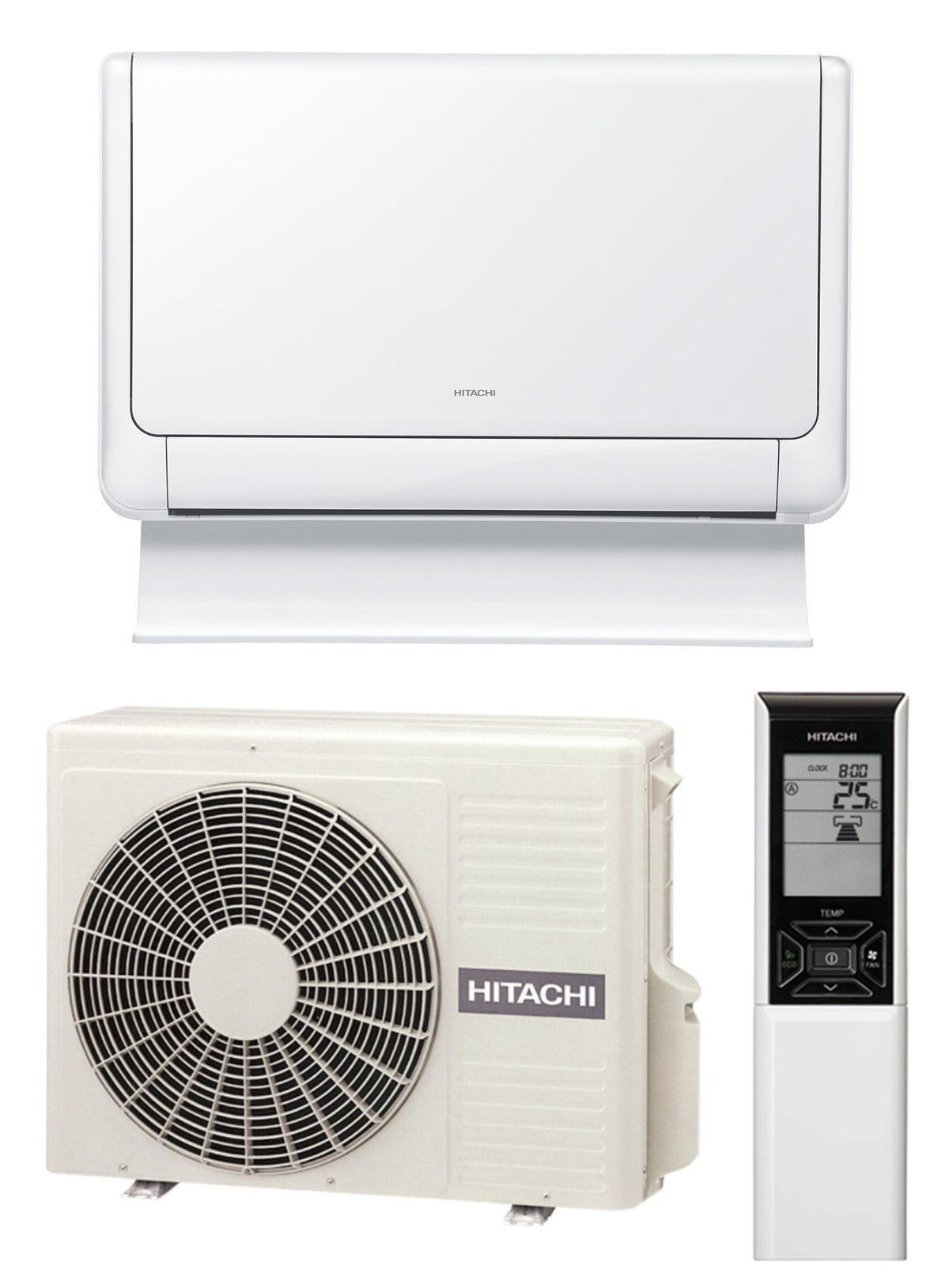 Hitachi RAF-50RXE + RAC-50FXE – Truhengerät-Set 5,0 kW R32 – Split-Klimaanlage