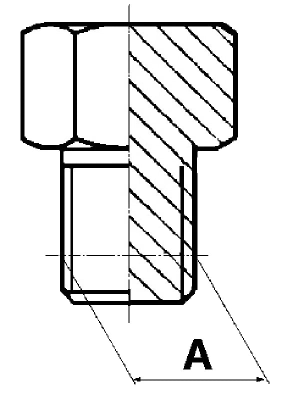 Verschlussstopfen konisch VSK 1/8"NPTF