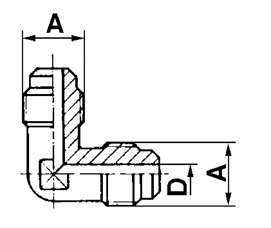 Winkelstück WN 7/16"UNF