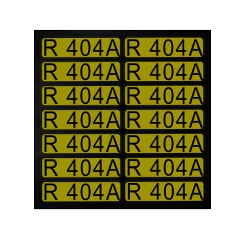 Aufkleber für Richtungspfeile R404A (1 Satz = 14 St.)