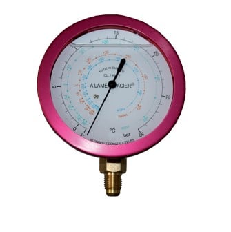 Blondelle Druckmanometer -1/+45bar 80mm R410A ölgefüllt