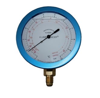 Blondelle Saugmanometer -1/+10bar 80mm R422A/R422D/R417A ölgefüllt