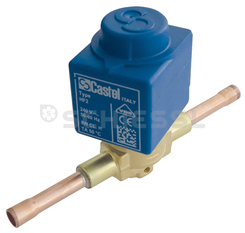 Castel Magnetventil m.Spule HF2 230V 1068/M12A6 12mm Löt (o.Stecker)