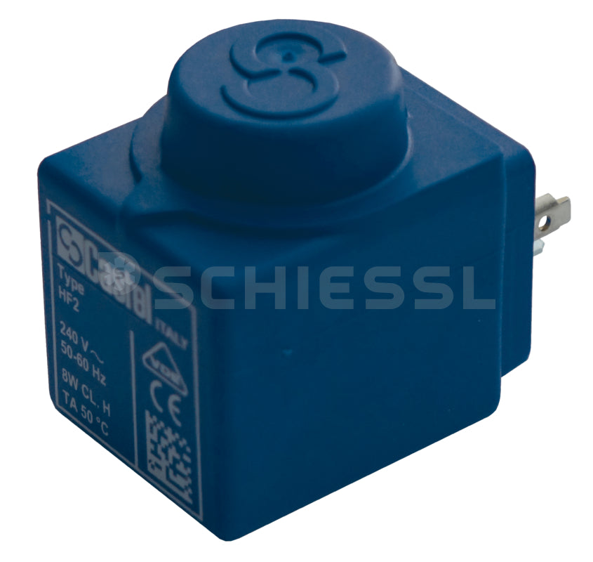 Castel Magnetventilspule o.Stecker HF-2 9300/RA4 8W 110V/AC 50/60Hz