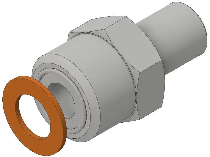 Danfoss Anschluss mit Dichtung OUB1 3/8'' Löt Durchgang 040B0140