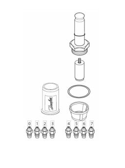 Danfoss Ankersatz 3 AKV10P0-P7 068F5153