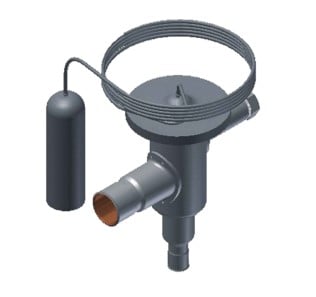Danfoss Expansionsventil R404A/R507 TUB6 B Löt 6x12mm MOP-20C 068U2697