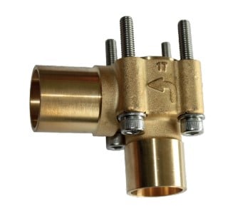 Danfoss Ventilunterteil Winkel TE5 Löt 1/2"x7/8" 067B4010