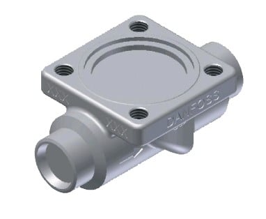 Danfoss Ventilunterteil ICV 20 25 DIN 027H1163