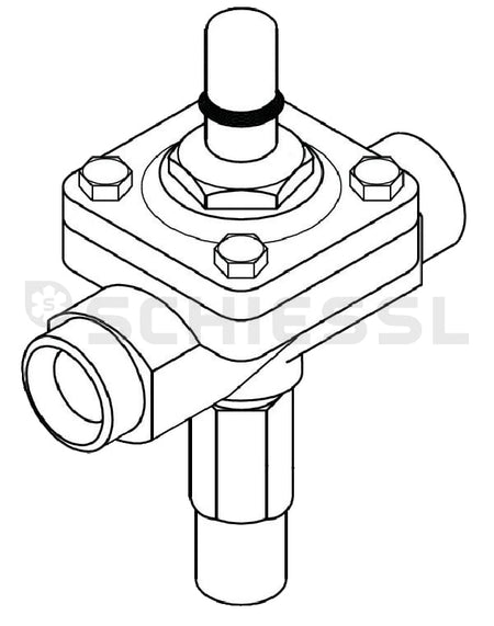 Danfoss Magnetventil o.Spule EVRS15 NW 3/4" Schweiß 032F3084