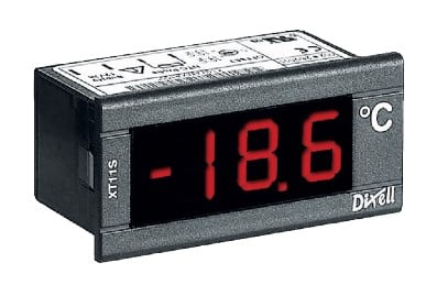 Dixell Temperaturanzeige f.Tafeleinbau XT11S-5200N5 3ZIF.+D.P. 230V m.NTC 5m