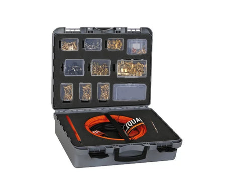 Gomax Servicekoffer m.Schlauch 2mm,Zange & Press-Anschlüssen
