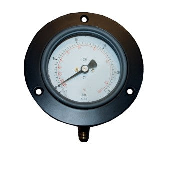 Haenni Saugmanometer -1/+12,5bar 80mm R22 Glyzerin Rand vorne