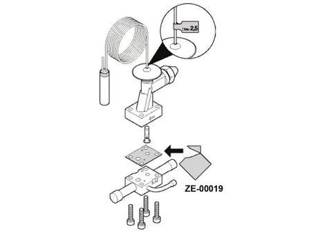 Honeywell Flachdichtung f. TMVL(X) ZE-00019