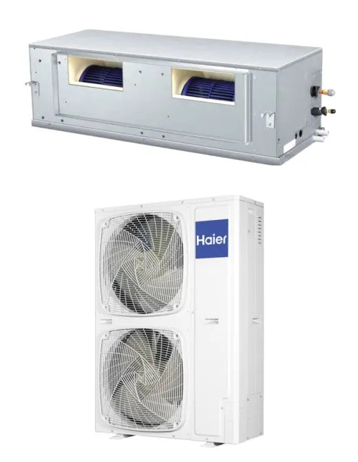 HAIER KANALEINBAUGERÄT mit HOHER PRESSUNG Set - ADH160H1ERG + 1U160S2SP1FB - 15,0 kW