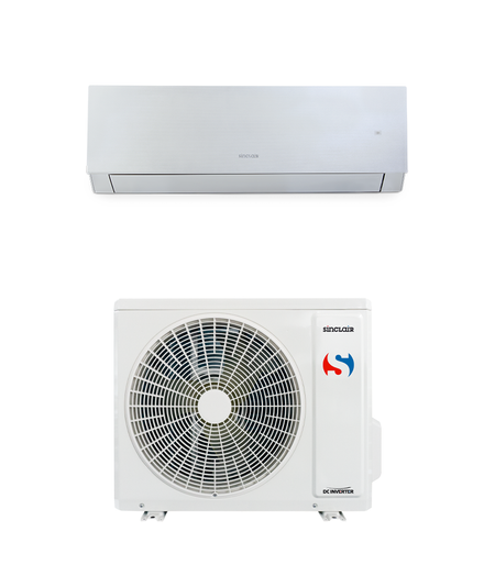 Sinclair SIH-24BIMS + SOH-24BIM – Wandgerät-Set Silber 7,1 kW R32 – Split-Klimaanlage