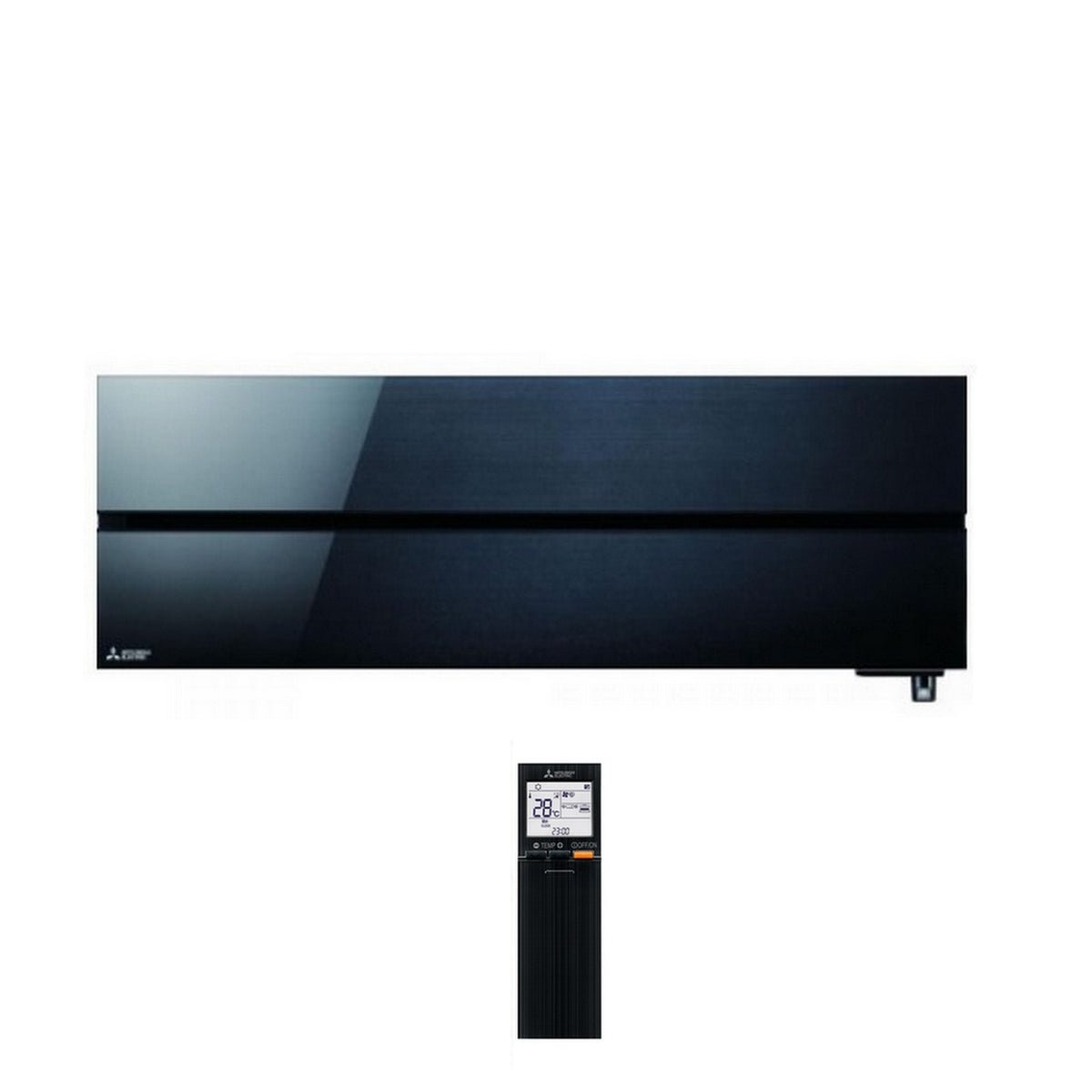 Mitsubishi Electric MSZ-LN18VG2B Wandgerät 1.8 kW – Diamond Design Onyx Black mit R-32 & Plasma-Filter
