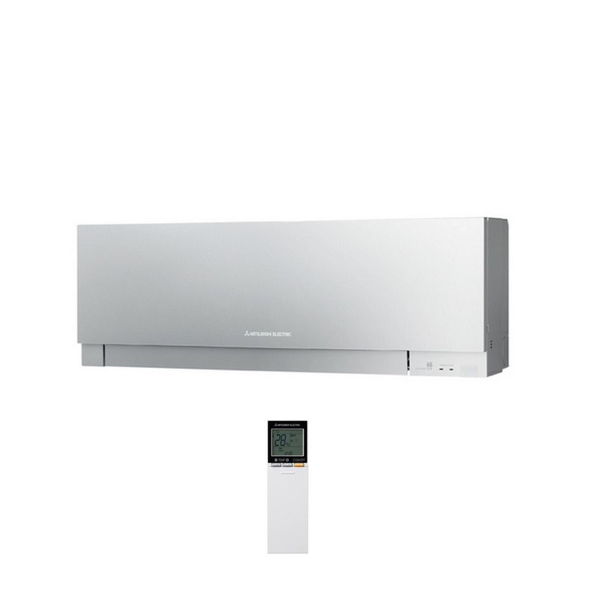 Mitsubishi Electric MSZ-EF35VGK S Wandgerät 3.5 kW – Premium Design Silber mit R-32 & WiFi-Steuerung