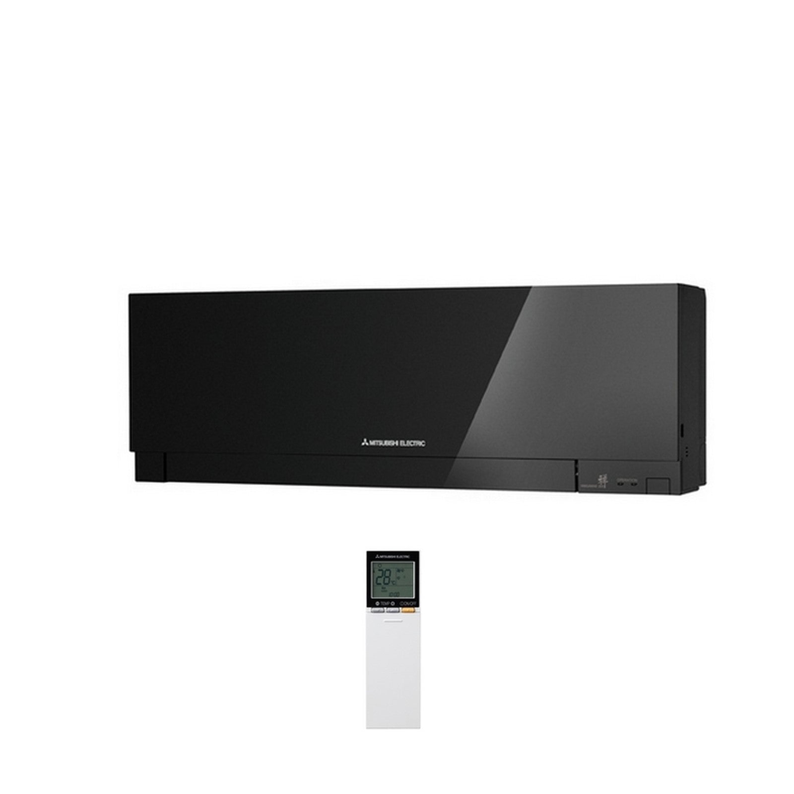 Mitsubishi Electric MSZ-EF25VGK B Wandgerät 2.5 kW – Premium Design Schwarz mit R-32 & WiFi-Steuerung