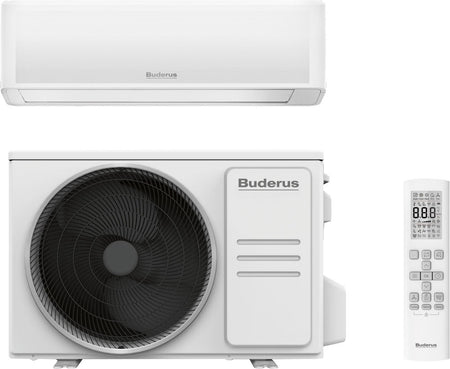 Buderus Logacool AC186i.3-2,6-Set 2,6 kW – Singlesplit-Klimageräte-Set – leise & effizient