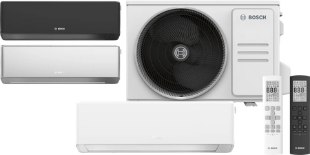 Bosch CL7000iU W 35 ES + CL7000i 35 E Single-Split Wandgerät-Set Weiß 3.4 kW