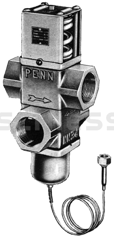 Penn Kühlwasserregler 3-Wege V48AF-9300 Rp 1-1/2"