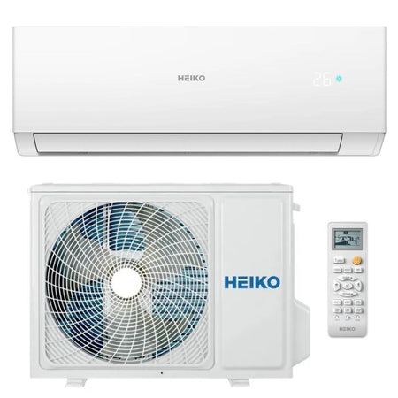 Heiko Qira 2,6 kW Split Klimaanlage Set WLAN R32 A++ für 25m²