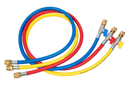 Refco Füllschlauchsatz 60bar CA-CCL-60 3x1500mm farbig m.Kugelventil