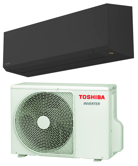 TOSHIBA SHORAI EDGE Black Monosplit Wandgerät-Set - RAS-B18G3KVSGB-E + RAS-18J2AVSG-E1 - 5,0 kW