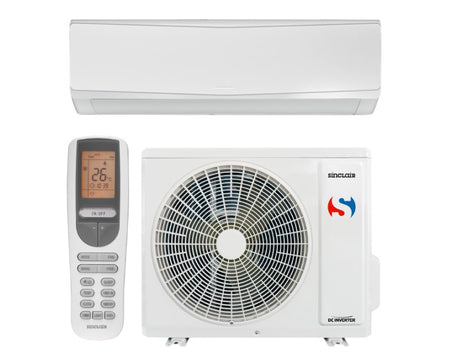 Sinclair SIH-09BIK + SOH-09BIK – Wandgerät-Set 2,7 kW R32 – Split-Klimaanlage
